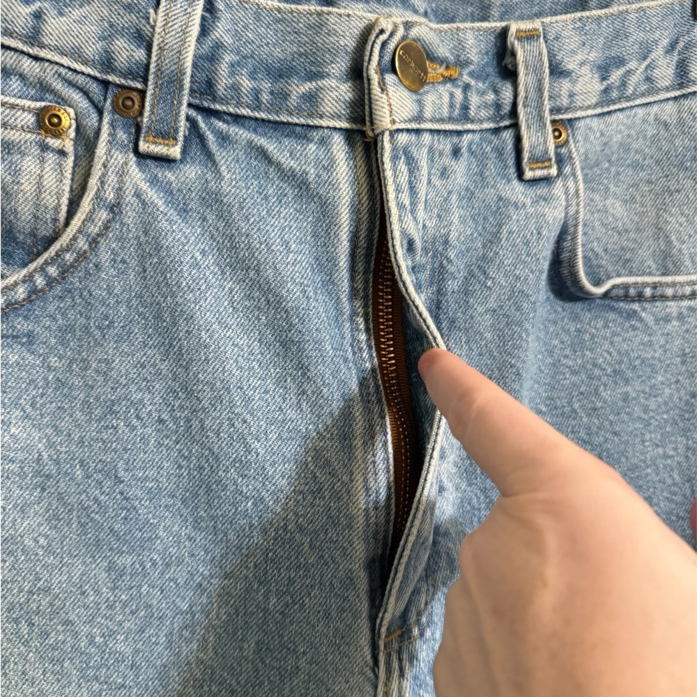 Vintage Y2K Carhartt Grunge B18 STW Jeans
33x30 Stone Wash Distressed Workwear - Picture 6 of 12